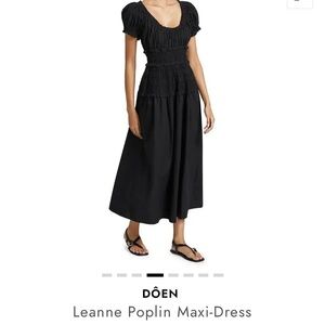 Doen Black Leanne Dress S